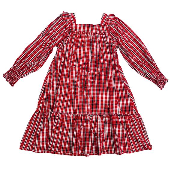NWT Gabby Size 10 Red Plaid Dress - Picture 1 of 7